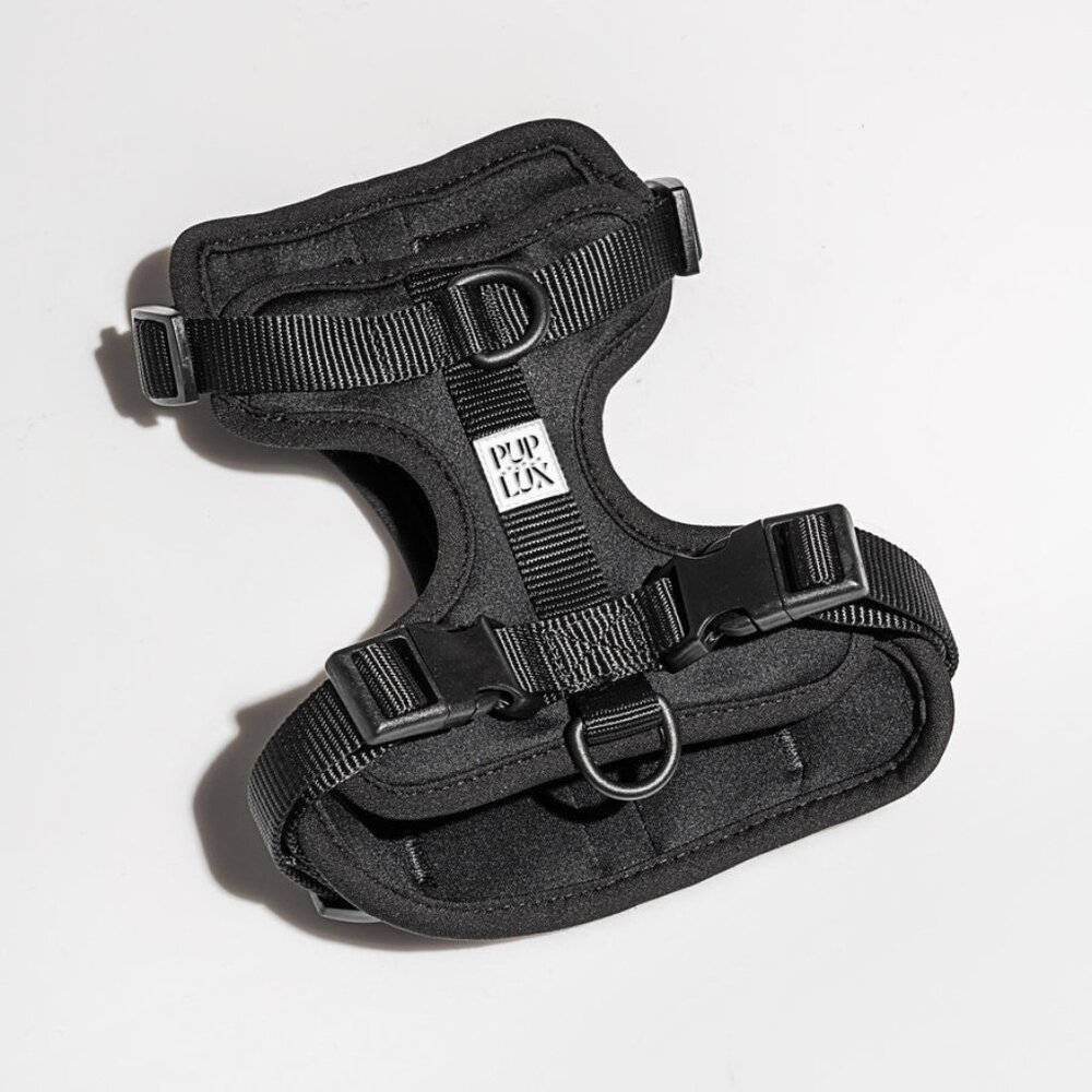 PUP LUX, LLC dog harness in black